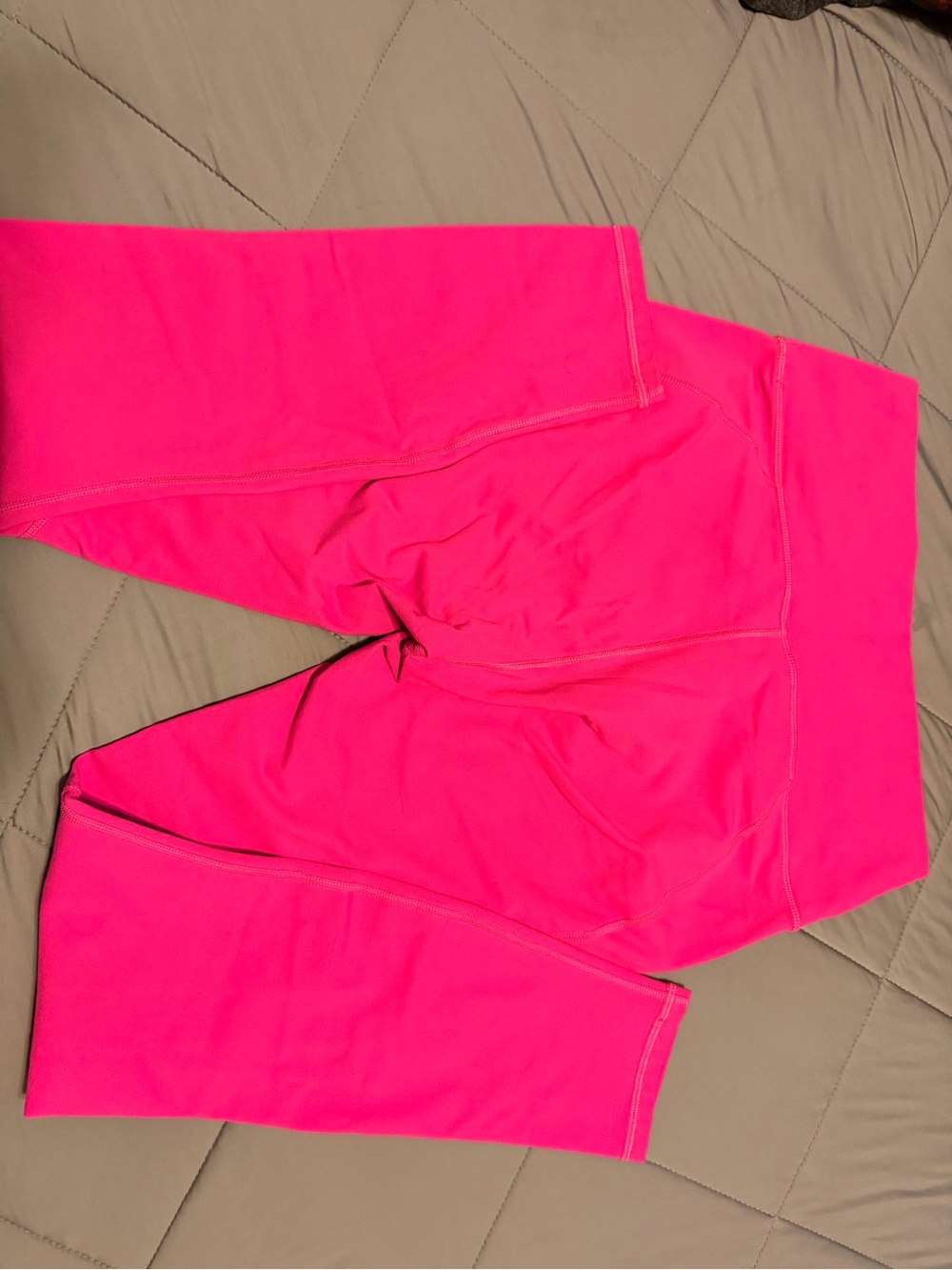 Fabletics Neon Pink Tropic PowerHold Leggings - Women’s